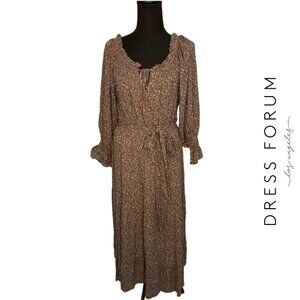NWT Dress Forum Los Angeles boho floral dress, size L